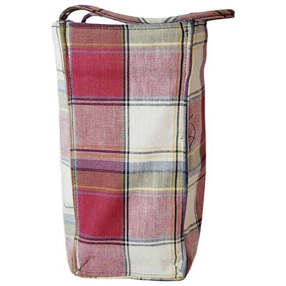 Vintage Longaberger Tote Lunchbag Basket With Flowers Spring - Picture 3 of 11